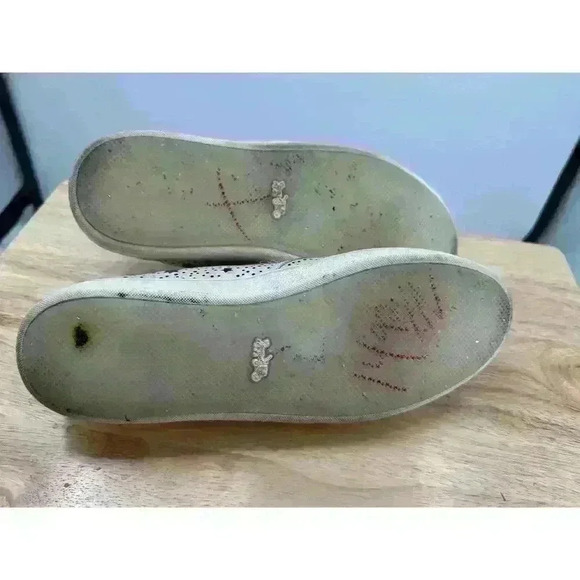 Coach Chalk Celestial Star Leather Slip-on‎ Sneakers Women's Size 11B - Picture 11 of 11